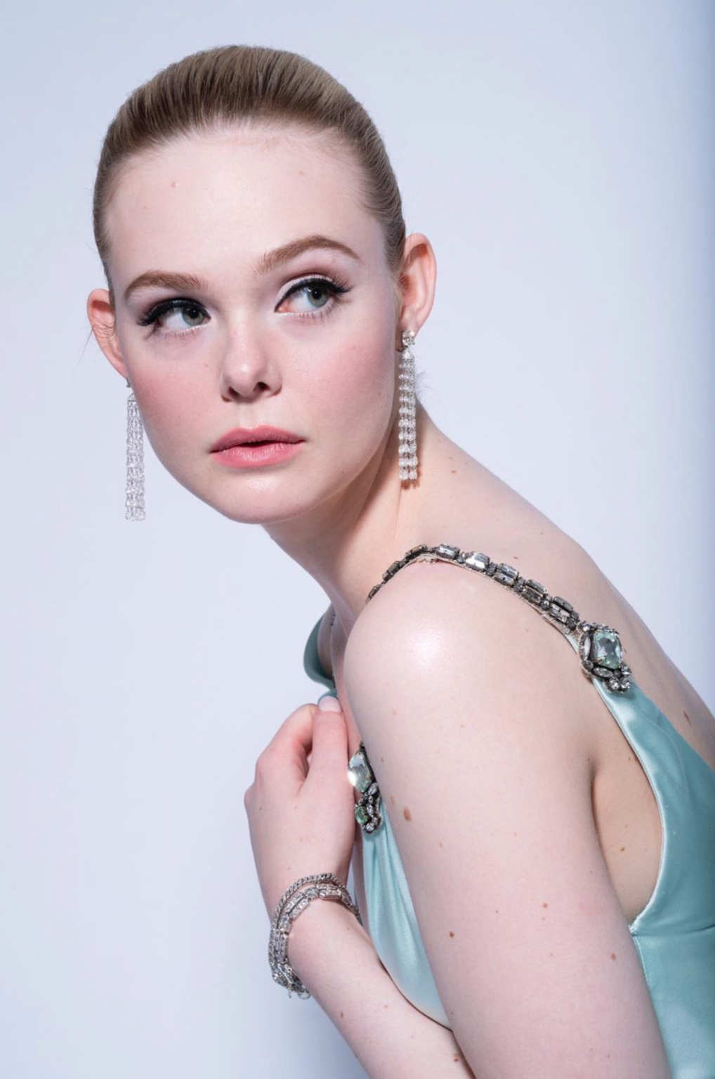 Elle Fanning at Golden Globe Awards 2021