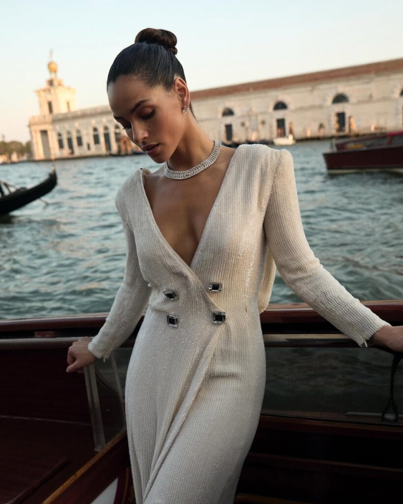 Adria Arjona at "Battlefield" Red Carpet – Venice Film Festival 2024